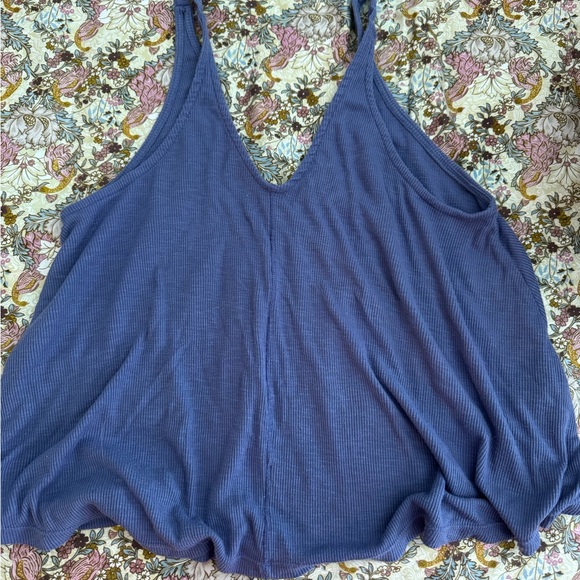 Free People Lavender Knit Top - Picture 1 of 3